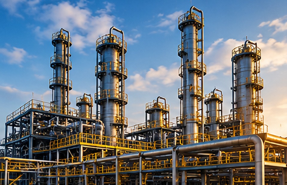 Нефтеперерабатывающий объект для проектирования антидроновой защиты